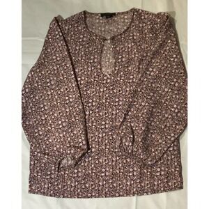 J-crew floral print top